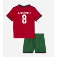 Portugal Bruno Fernandes #8 Domaci Dres za djecu EP 2024 Kratak Rukav (+ Kratke hlače)